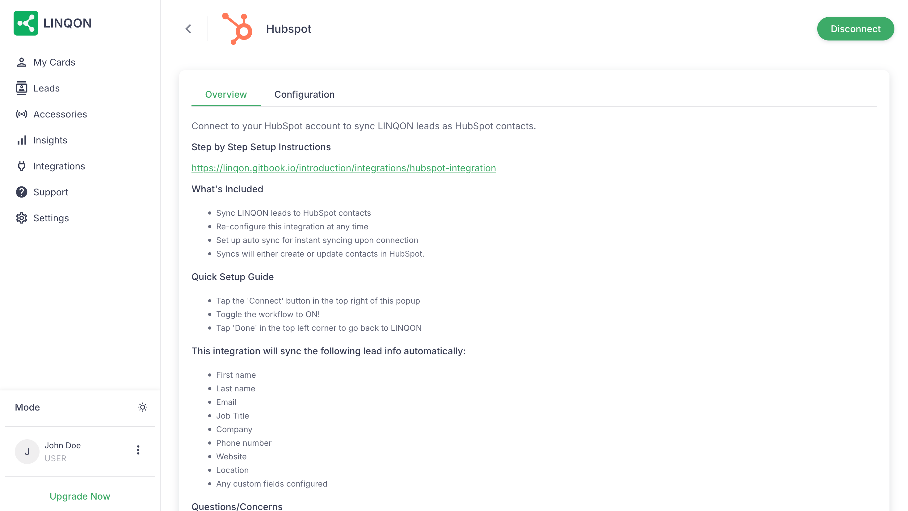 Connect to your HubSpot account with a single login